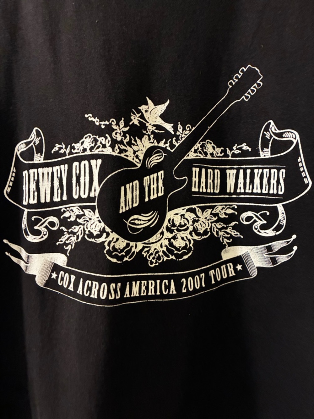 Dewey Cox and The Hard Walkers Cox Across America 2007 Promo Shirt - Rare